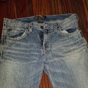 Men' Silver Jean's - Gordie